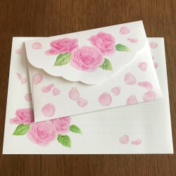 Letter Set Pink Rose